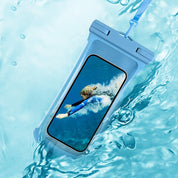 Sac de téléphone imperméable avec ceinture de cou pour la plage et le couverture de smartphone en PVC de voyage pour les appareils de 20 à 32 cm 2