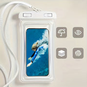Sac de téléphone imperméable avec ceinture de cou pour la plage et le couverture de smartphone en PVC de voyage pour les appareils de 20 à 32 cm 5