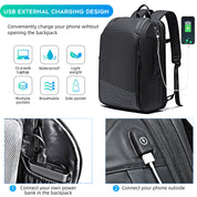 Sacs à dos de voyage BANGE, sac à dos de week-end, sac à dos d'affaires étanche pour ordinateur portable 15,6 pouces 4