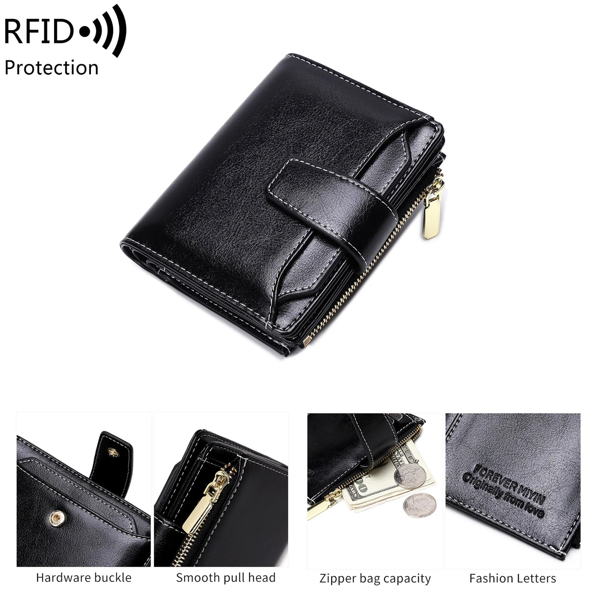 Henley | Kompakti kolmiosainen matkalompakko RFID-suojauksella