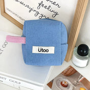 Solana | Trousse de maquillage en toile compacte