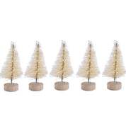 Sapins de Noël colorés pour votre bureau, lot de 5 0