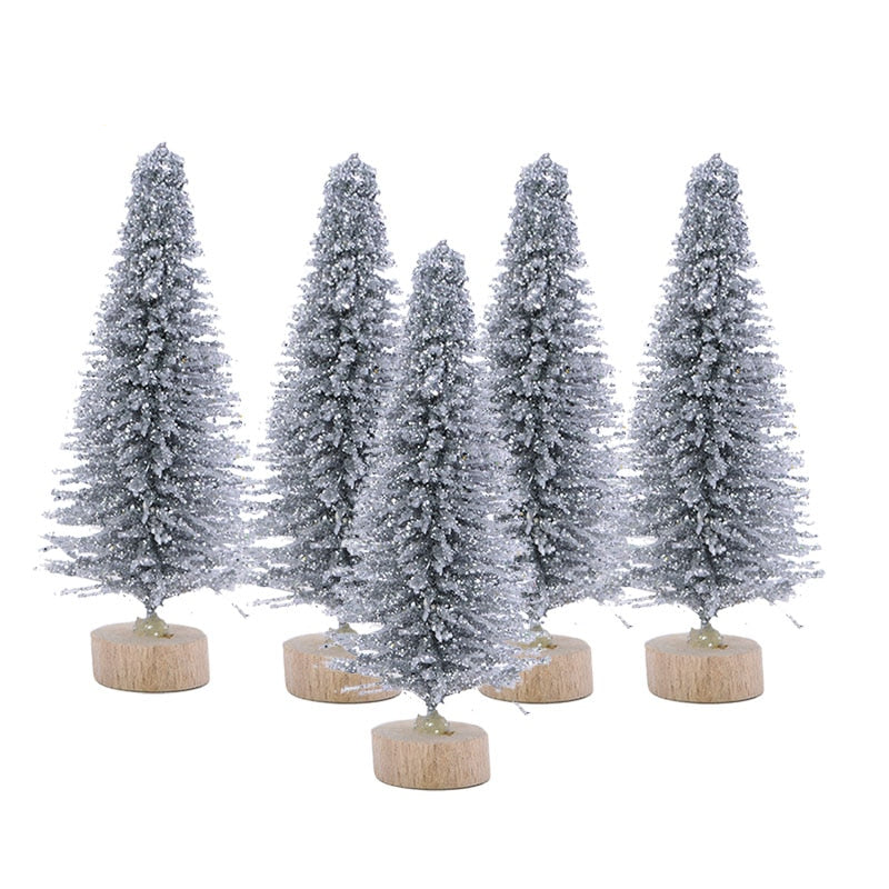 Sapins de Noël colorés pour votre bureau, lot de 5 13