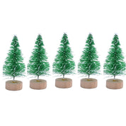 Sapins de Noël colorés pour votre bureau, lot de 5 2