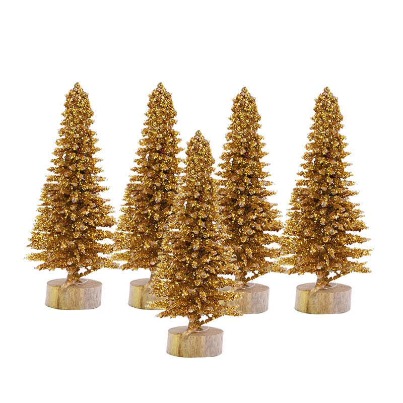 Sapins de Noël colorés pour votre bureau, lot de 5 21