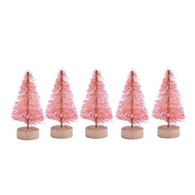 Sapins de Noël colorés pour votre bureau, lot de 5 4