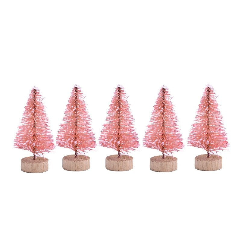 Sapins de Noël colorés pour votre bureau, lot de 5 4