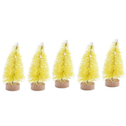 Sapins de Noël colorés pour votre bureau, lot de 5 5