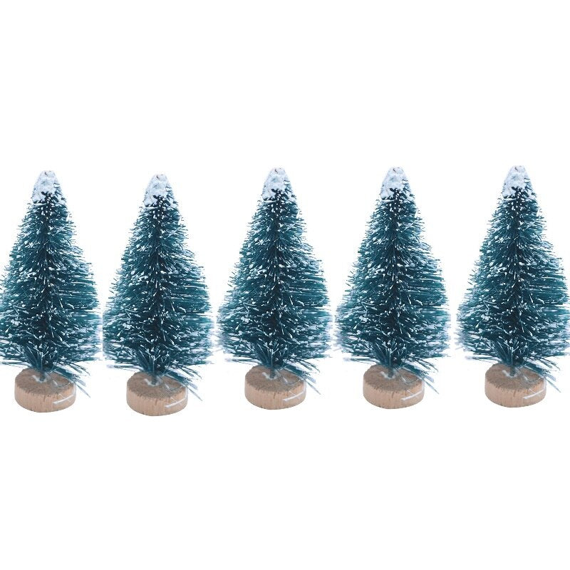 Sapins de Noël colorés pour votre bureau, lot de 5 8