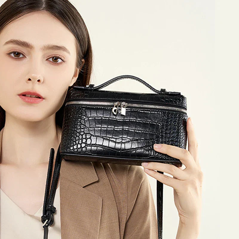 Elisa | Nahkainen käsilaukku yläkahvalla naisille