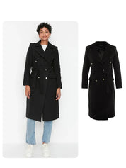 Loryna | Elegant Double-Breasted Coat