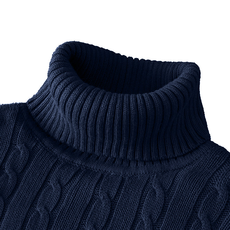 David | Casual turtleneck with chic pattern