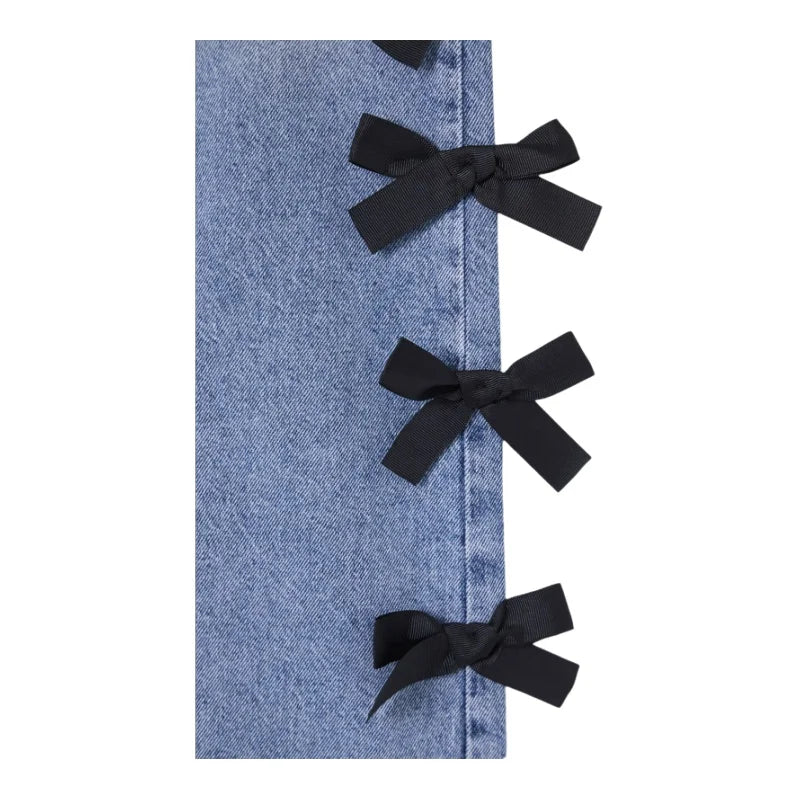 Saphira | Jeans med høyt liv og vide ben