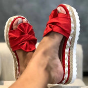 SCARLET | Trendy og elegante sommersandaler med sløyfe