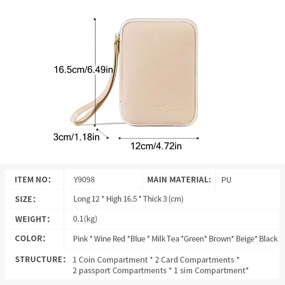 Robin | Elegant lommebok-passholder i PU-lær