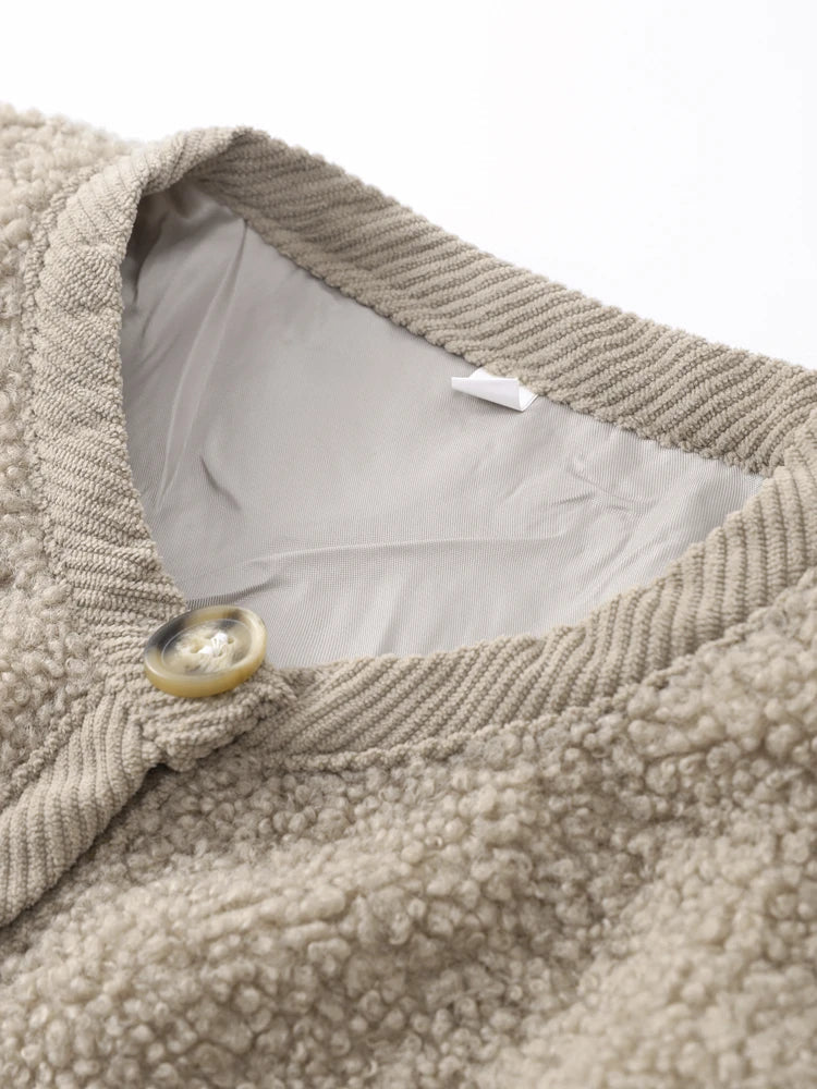 Alma | Gilet en Teddy pour femmes confortable et élégant pour l'hiver