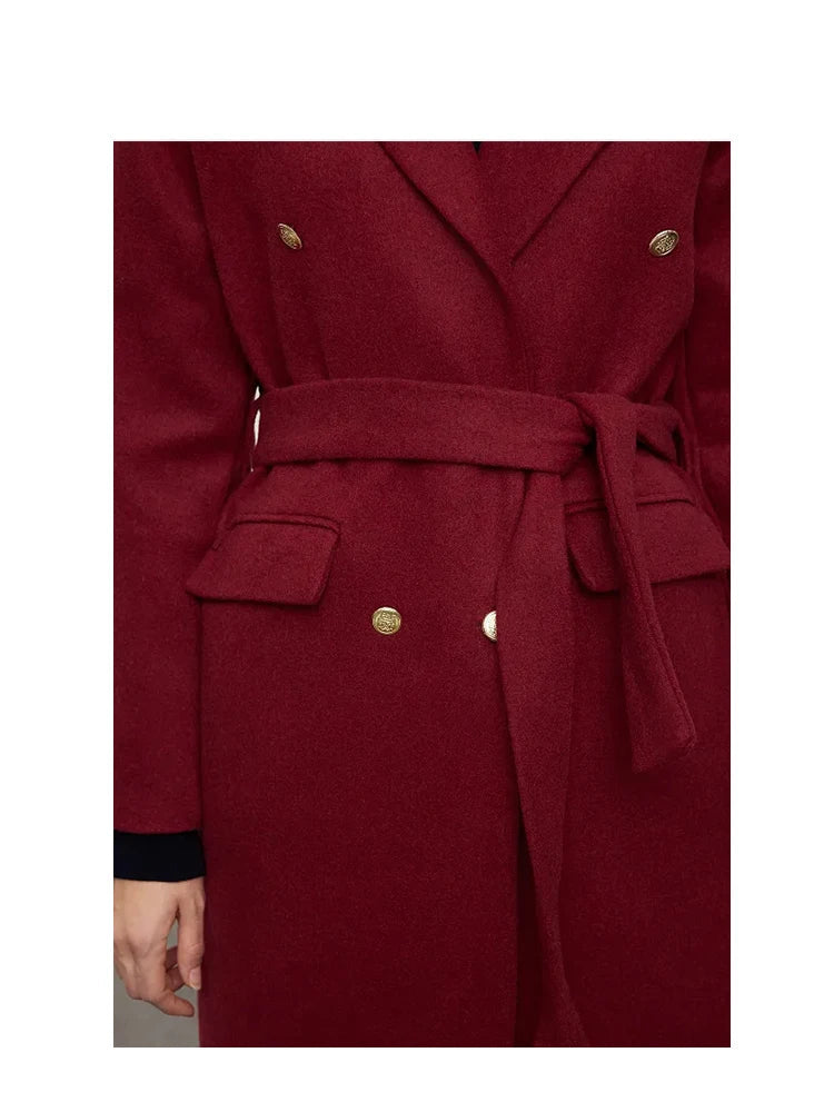 Loryna | Elegant Double-Breasted Coat