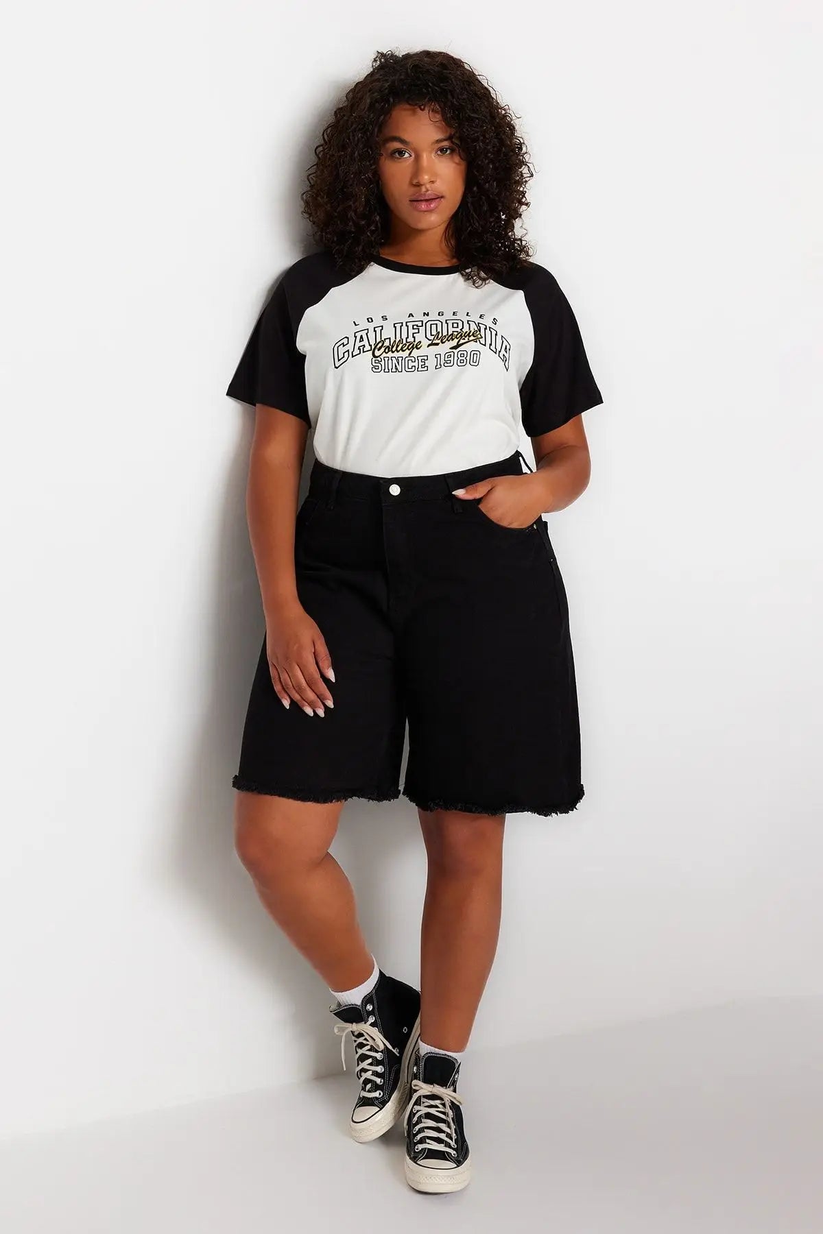 Zarina | Short Denim Large Taille