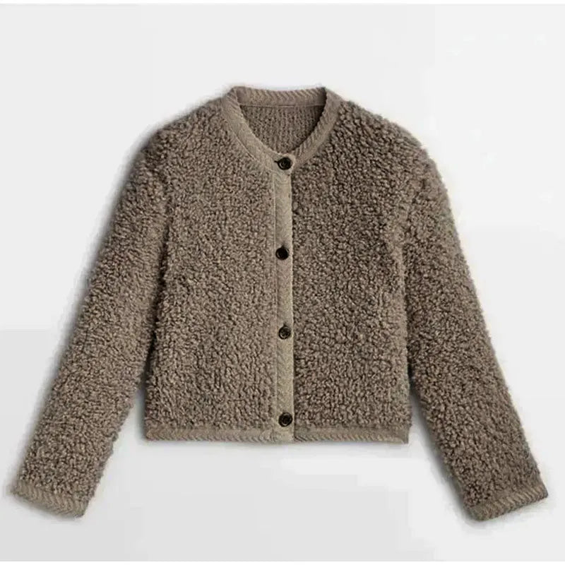 Alma | Gilet en Teddy pour femmes confortable et élégant pour l'hiver