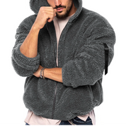 Luuk | Komfortabel Teddy Fleece Jakke for Menn