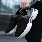 Unisex utendørs sandaler med sklisikker såle, trendy avslappede mesh-sko med lukket tå