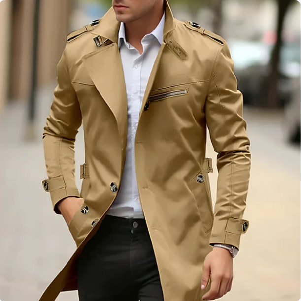 Sebastiaan | Casual Elegant trenchcoat for menn
