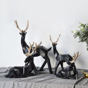 Sculptures de figures de cerfs 2