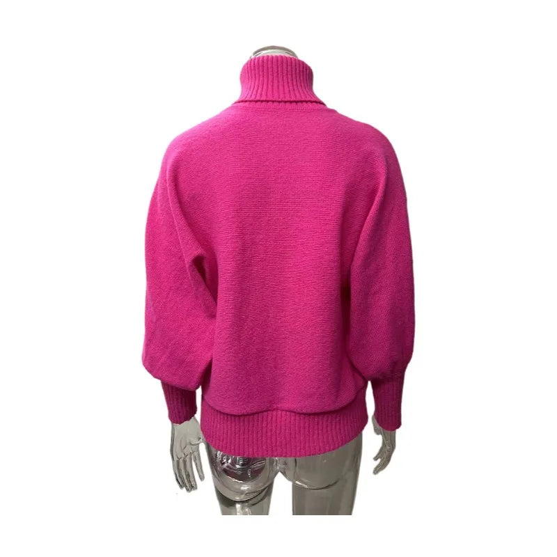 Candy | Pull festif pour femme avec col roulé