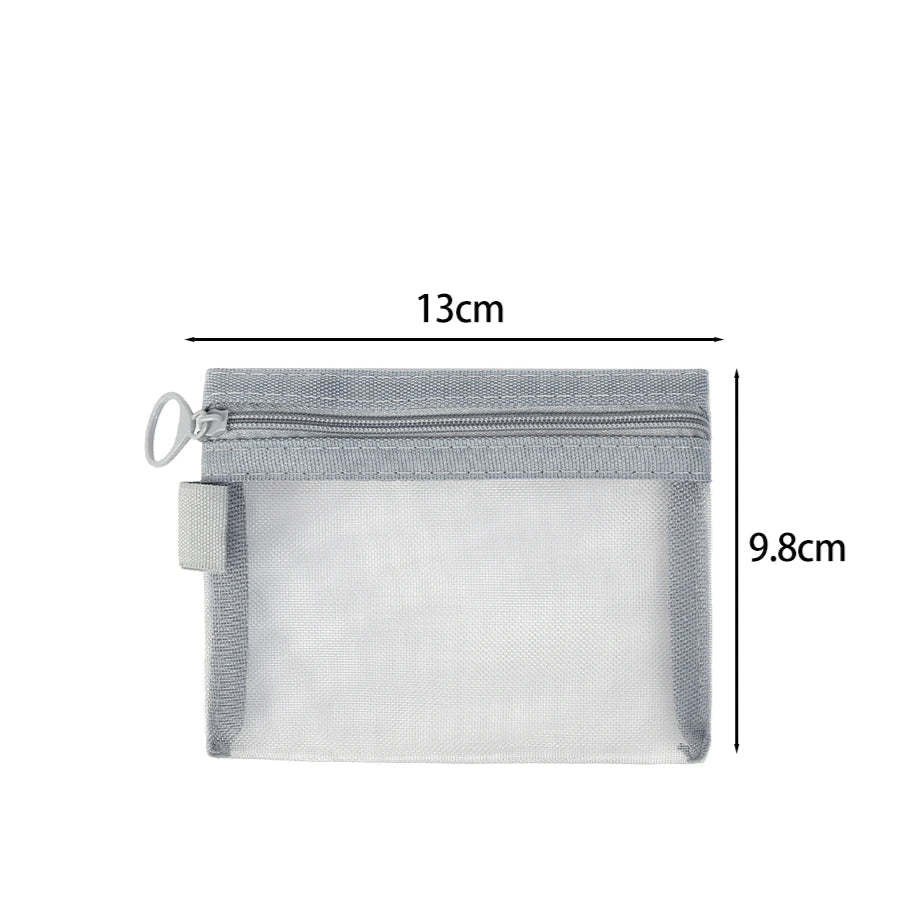 Keily | Setti 3 nylonverkkomeikkipussista ja toilettilaukusta