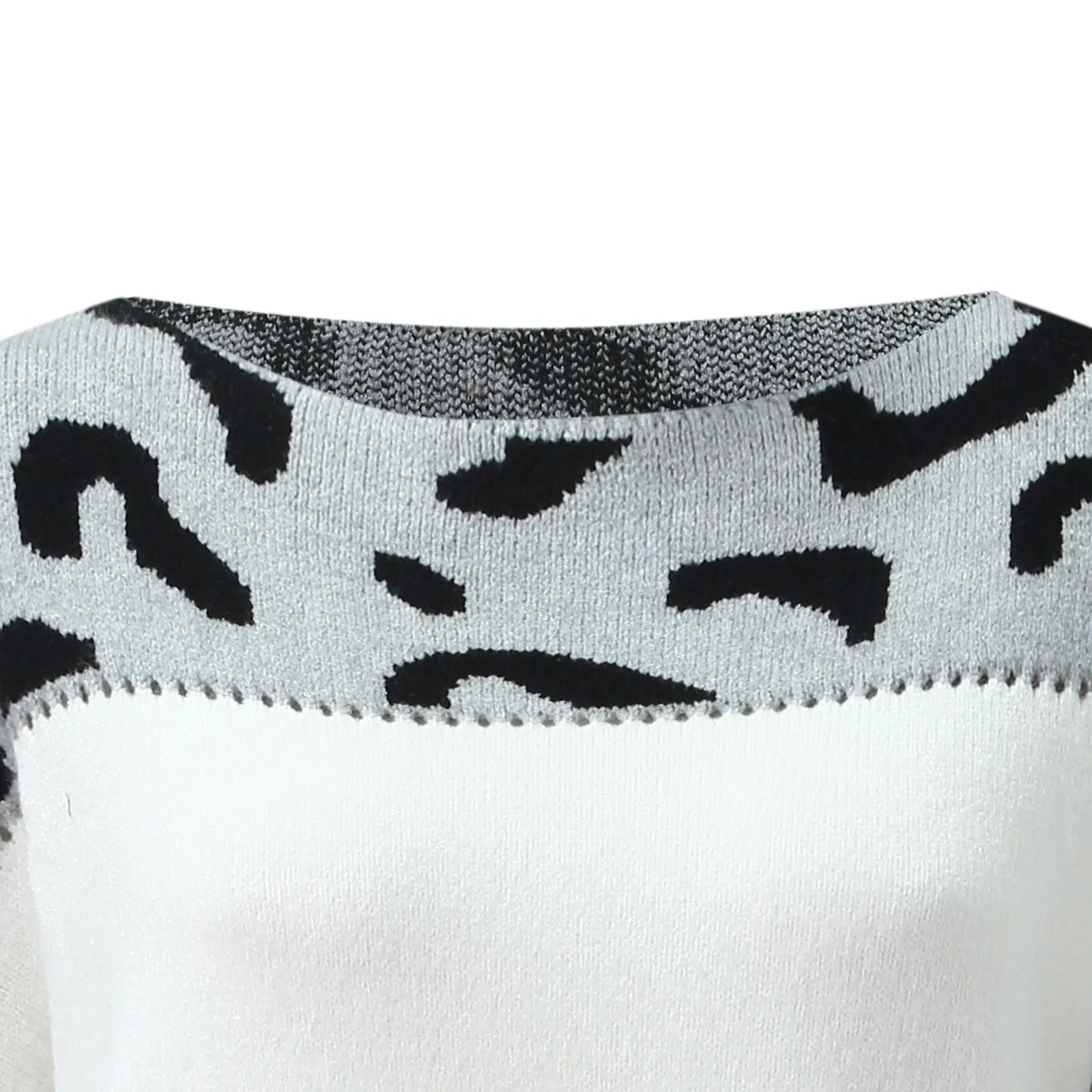 Stephanie | Leopardmønstret strikkegenser for kvinner