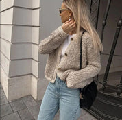 Alma | Gilet en Teddy pour femmes confortable et élégant pour l'hiver