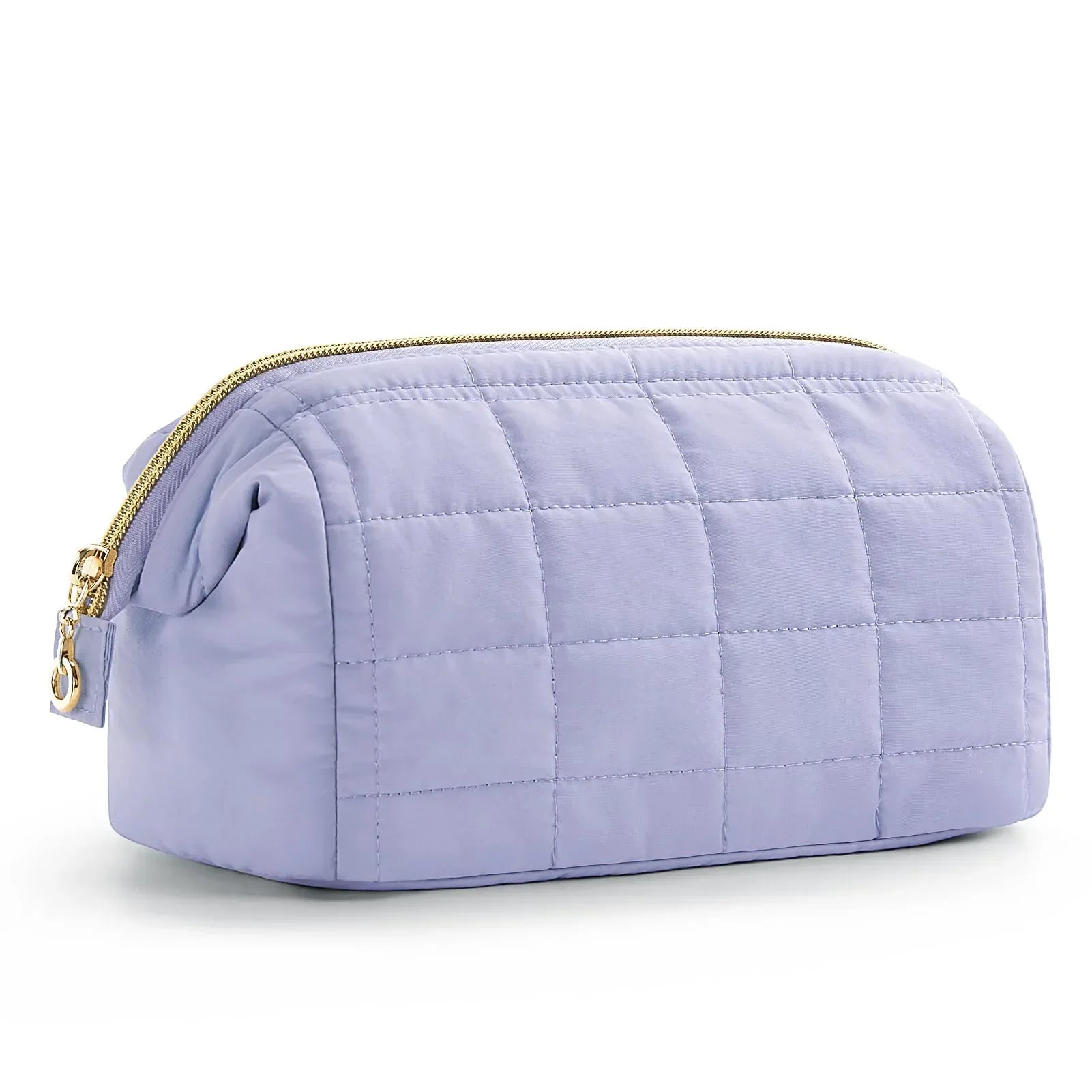 Louise | Elegant and spacious cosmetic pouch in soft quilted fabric