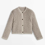 Alma | Gilet en Teddy pour femmes confortable et élégant pour l'hiver