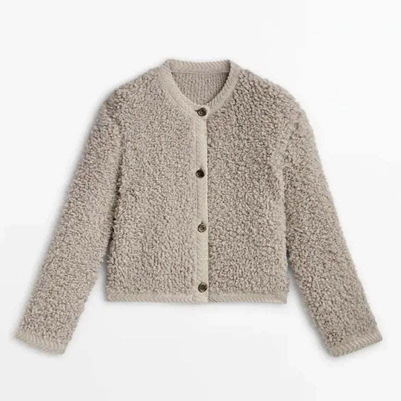 Alma | Gilet en Teddy pour femmes confortable et élégant pour l'hiver