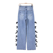 Saphira | Jeans med høyt liv og vide ben
