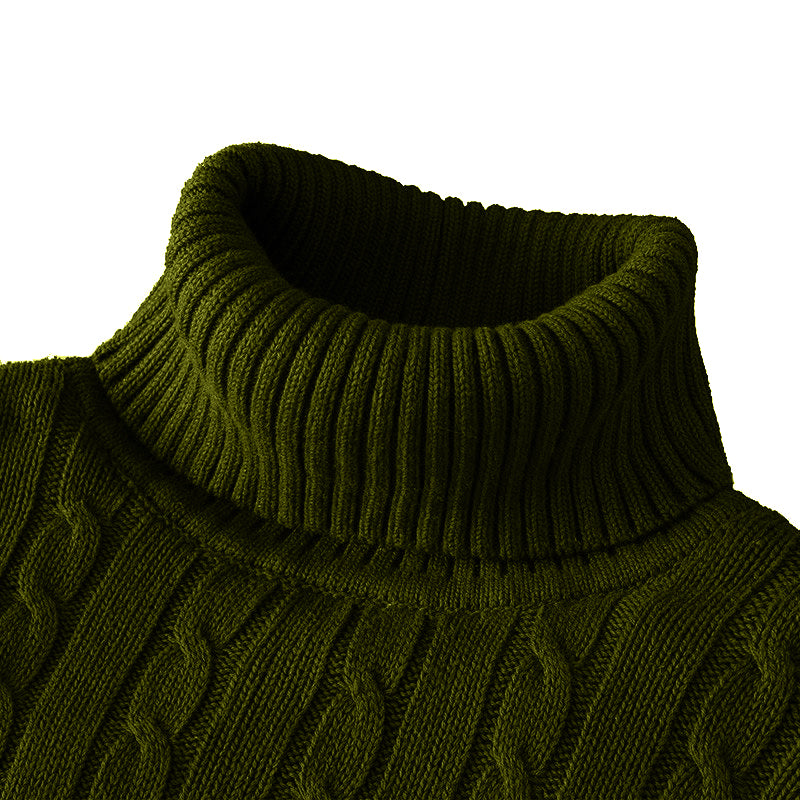 David | Casual turtleneck with chic pattern