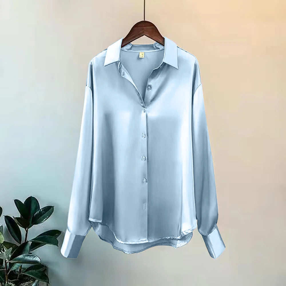 Celenza | Chemise Casual Élégante à Col Roulé
