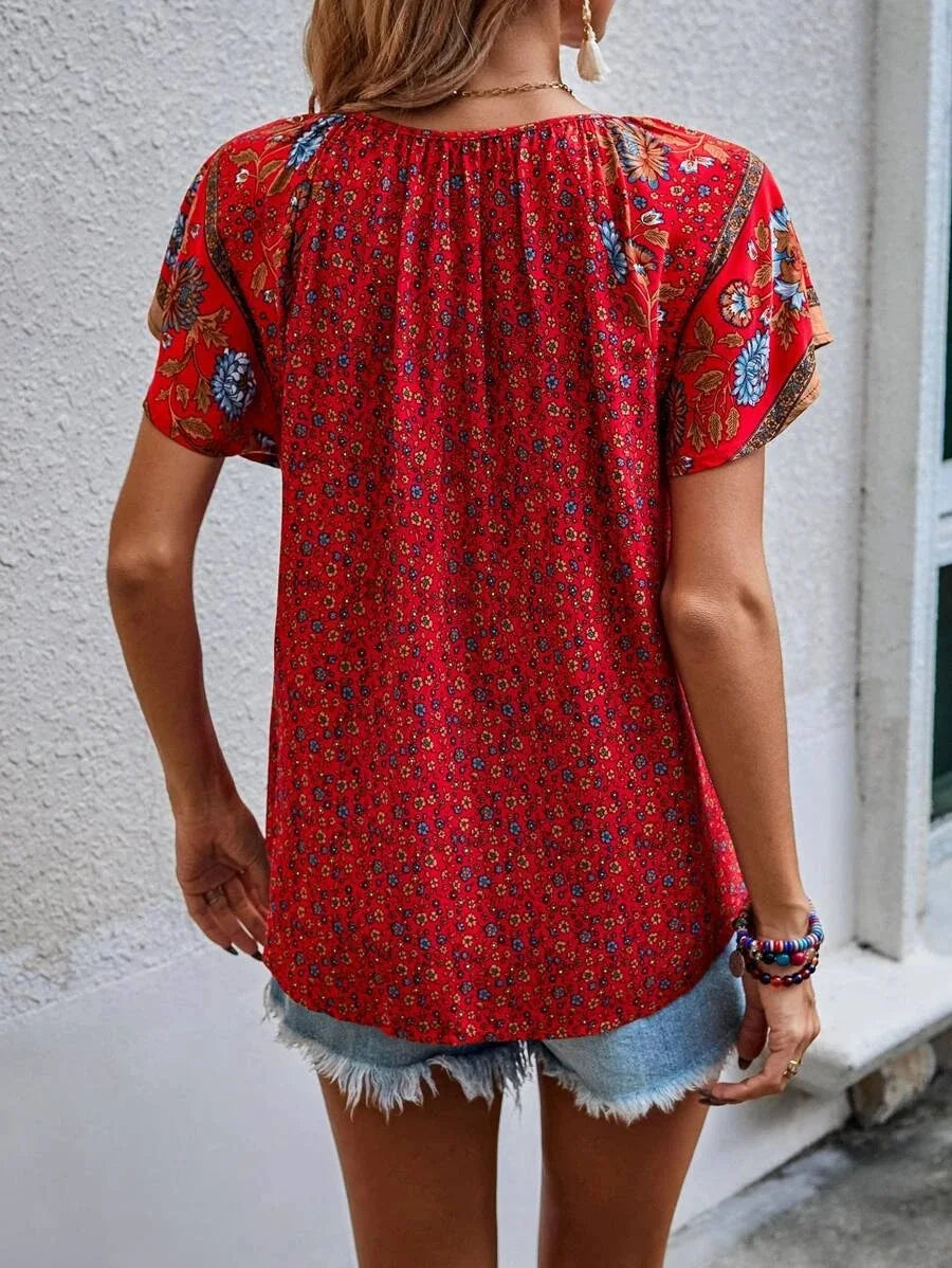Kataleya | Versatile Short-Sleeve Blouse