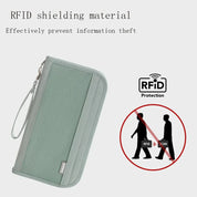 Kya | Reiseportefølje med stor kapasitet og RFID-beskyttelse for passporter