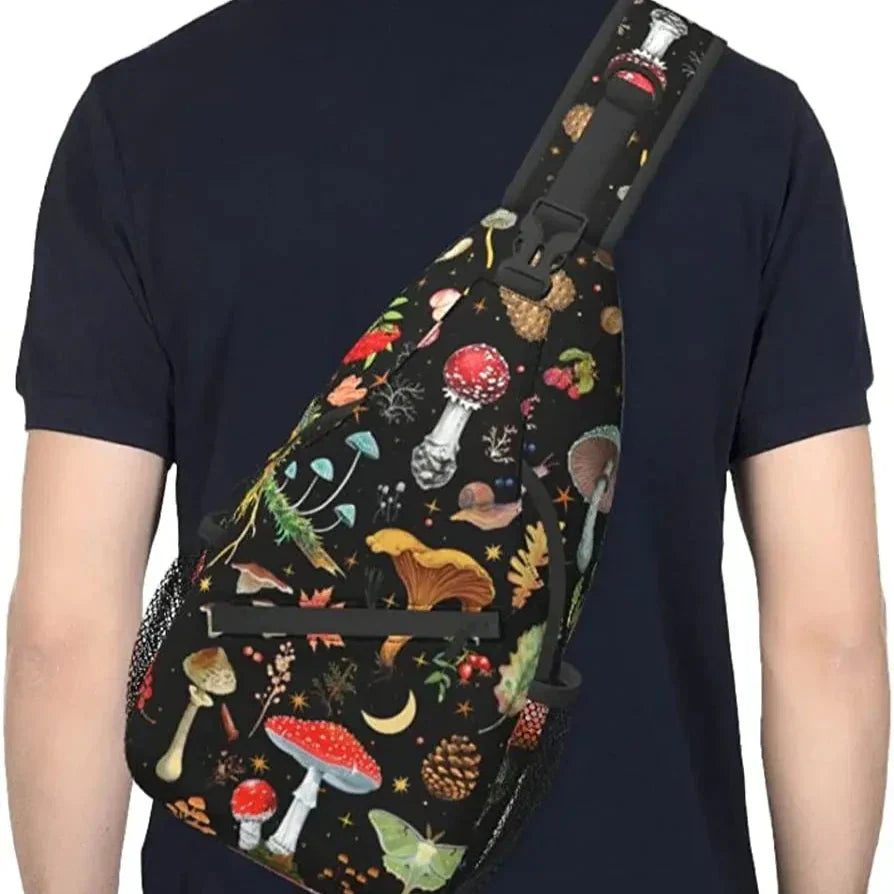 Keyla | Sac à bandoulière avec imprimé champignon