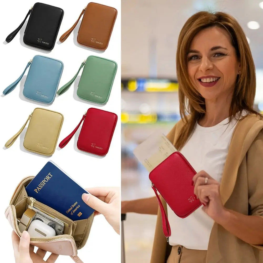 Robin | Elegant lommebok-passholder i PU-lær