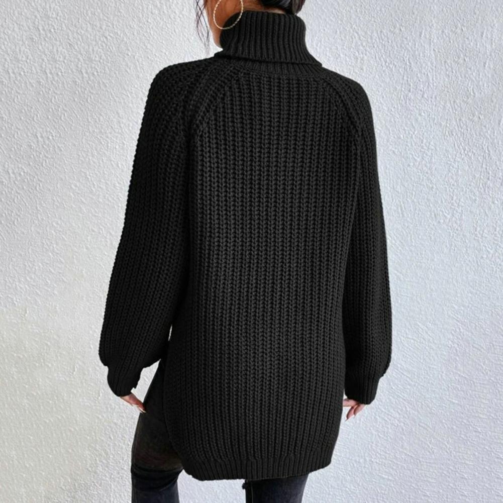 Ellaine | Pull à col roulé doux pour femmes en coton