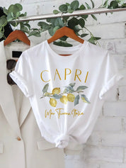 ESTHER | Tyylikäs t-paita suunniteltu Capri