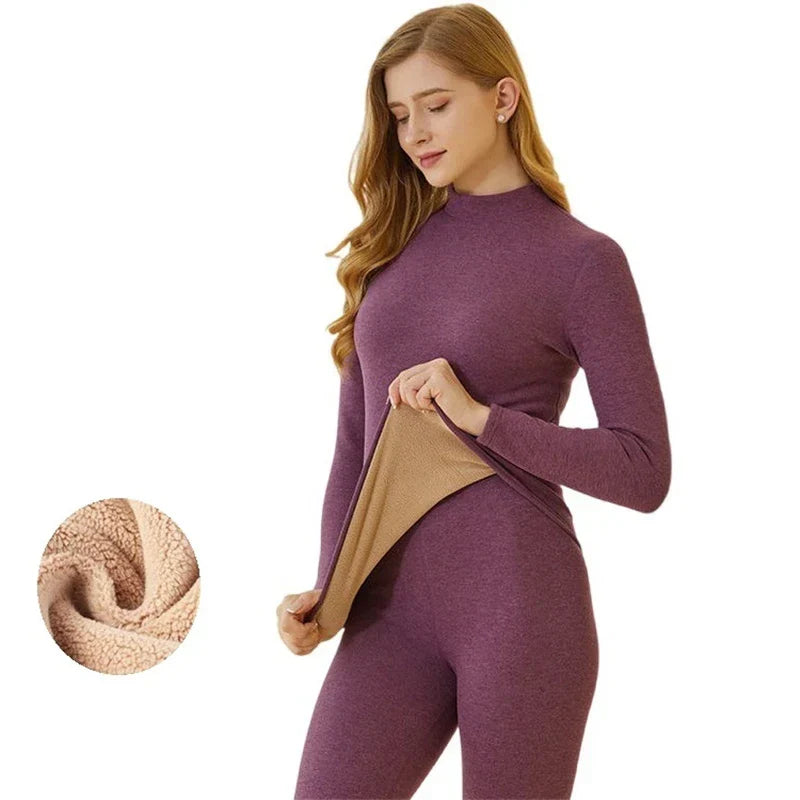 CIA | Ensemble de sous-vêtements thermiques d'hiver pour femmes
