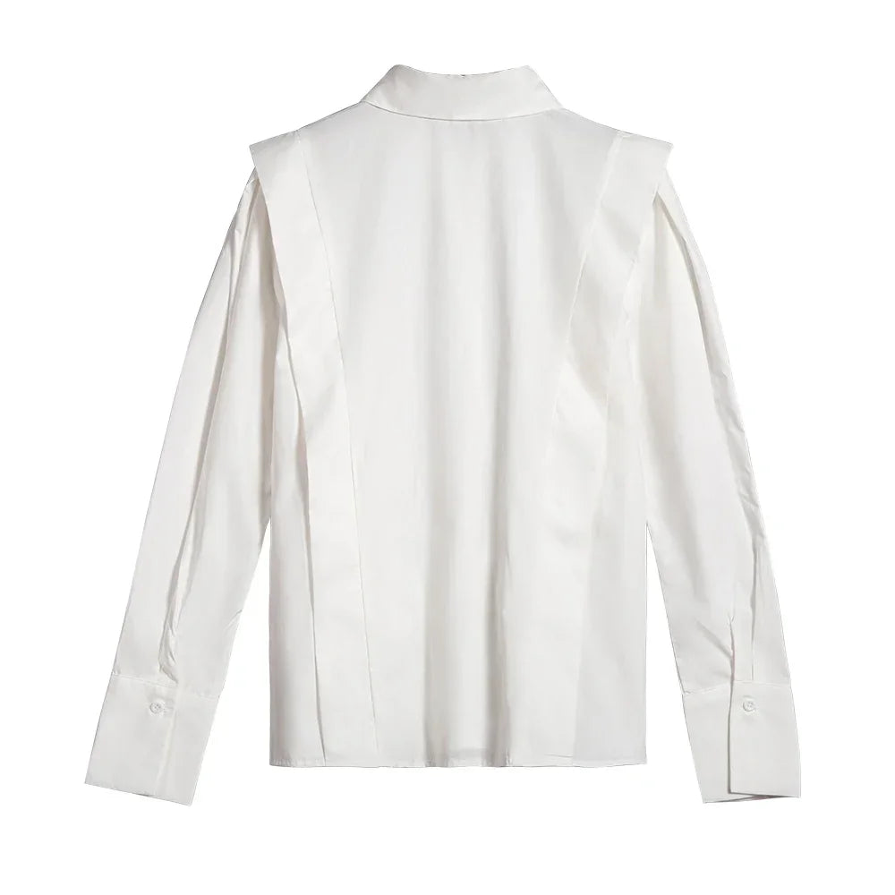 CHAYCHA | Blouse Élégante à Col Montant