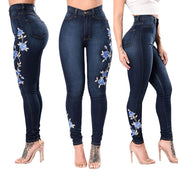 ELYSIA | Slim Embroidered Jeans