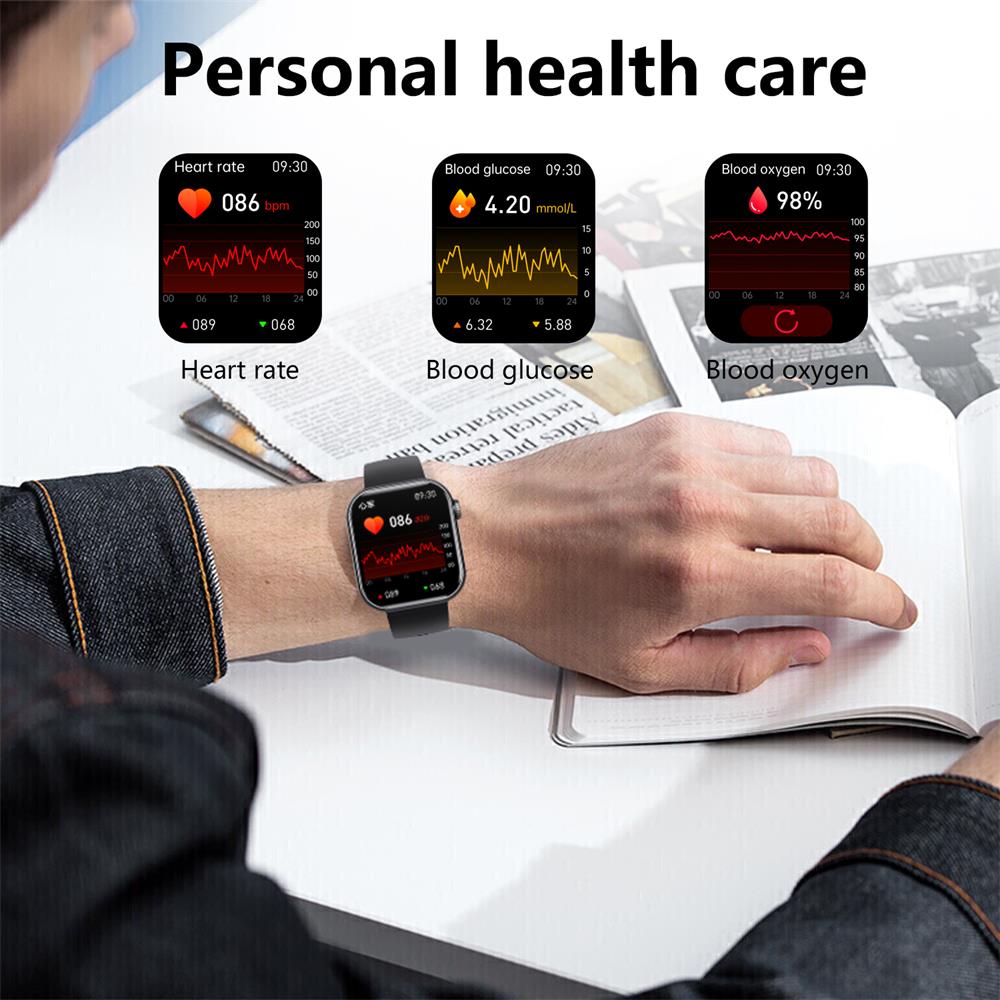 Smartwatch avec tension artérielle et tracker de fitness 1