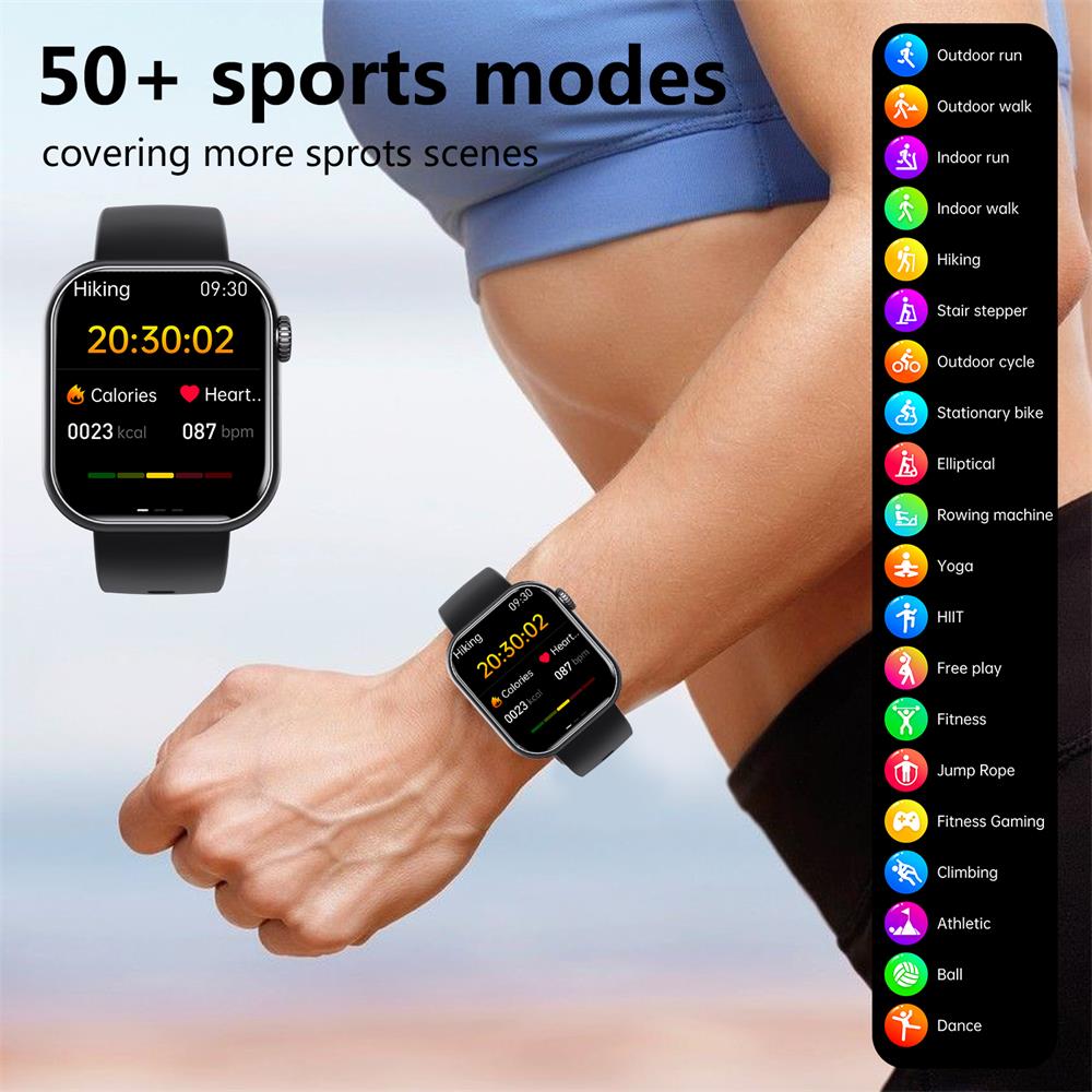 Smartwatch avec tension artérielle et tracker de fitness 2