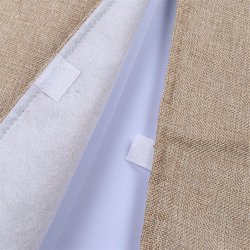 Socle de sapin de Noël SHULU à carreaux en lin 4