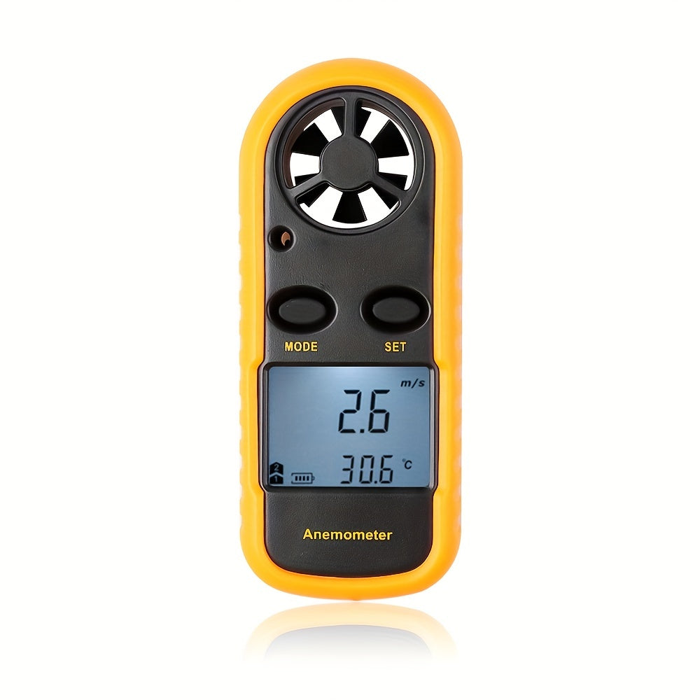 Speed Metter le vent numérique avec écran LCD transparent - Windemomètre portable pour les activités de plein air 5